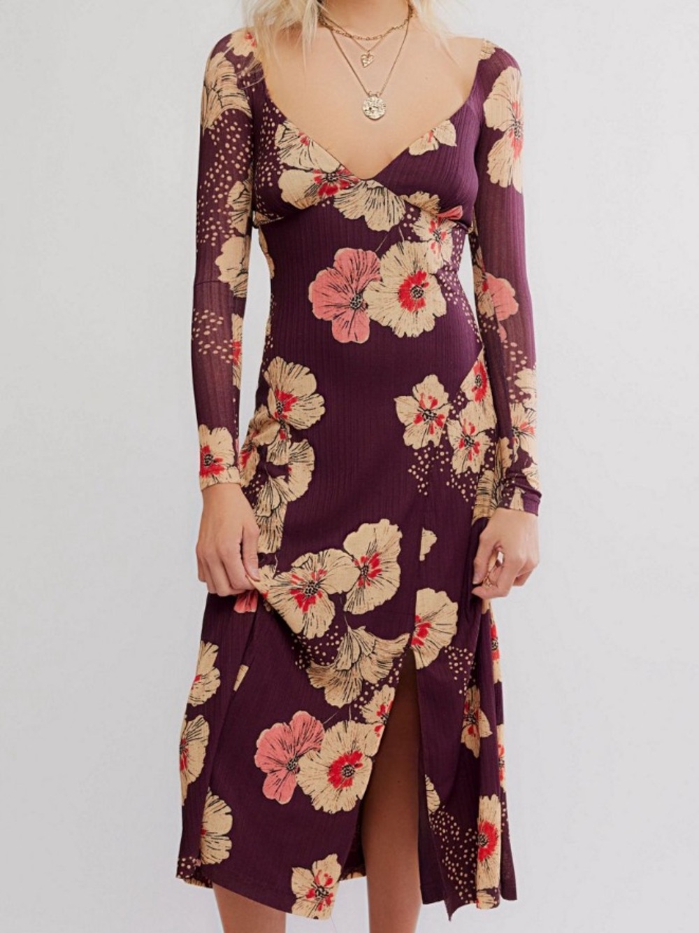 FREE PEOPLE | CALLA MIDI DRESS | NWT size XS